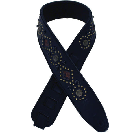 Profile DLX02-3 Sangle en cuir d'habillement Black