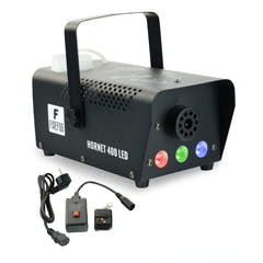 Firefog Hornet 400LED machine à brouillard 400 W avec LED et 2 télécommandes, noire