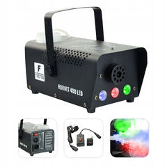 Firefog Hornet 400LED machine à brouillard 400 W avec LED et 2 télécommandes, noire