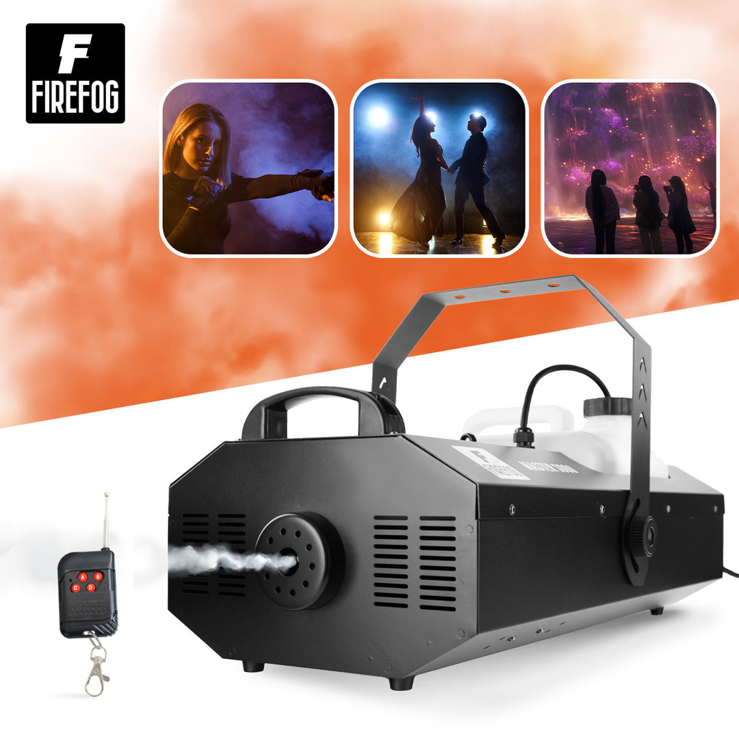 Firefog Master 3000 machine à brouillard 3000 W avec DMX et télécommande