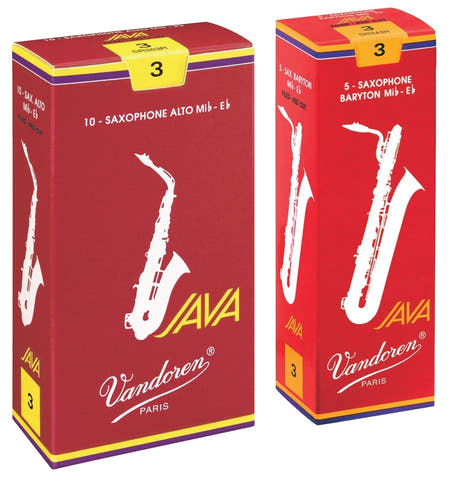 Anches Vandoren Saxophone soprano Java Filed Red - 3 1/2