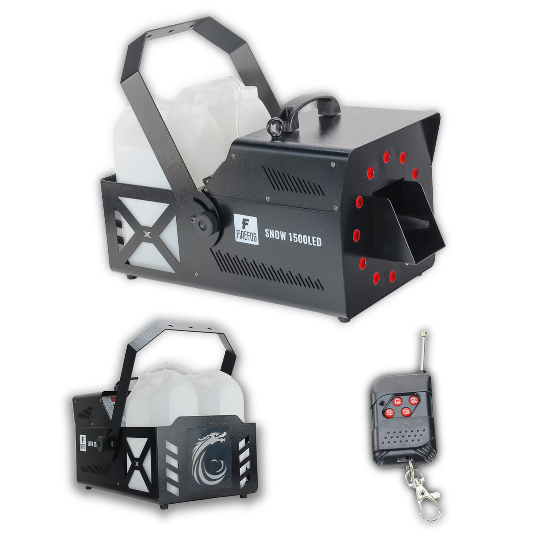Firefog Snow 1500LED machines à neige 1500 W avec RGB LED et DMX