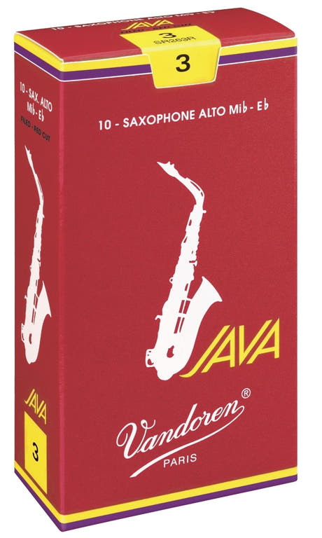 Vandoren Anches pour saxophone alto Java Filed Red - 1