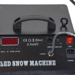 Firefog Snow 1500LED machines à neige 1500 W avec RGB LED et DMX