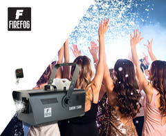 Firefog Snow1500 DMX machines à neige 1500 W avec télécommande