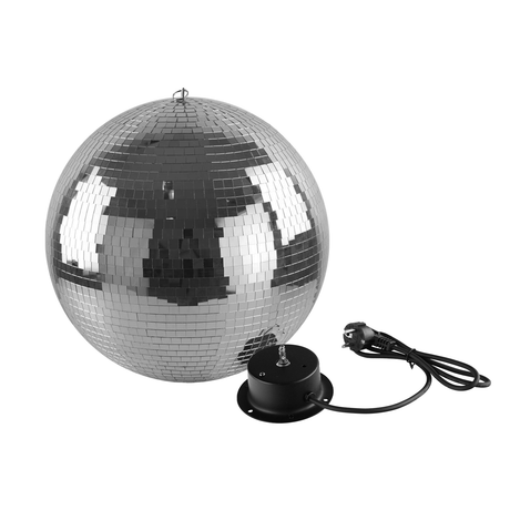 Boule à facettes de 20 cm avec moteur