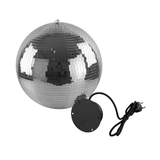 Boule à facettes de 20 cm avec moteur