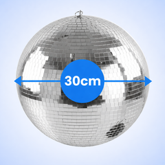 Boule à facettes Firefog de 30 cm avec moteur