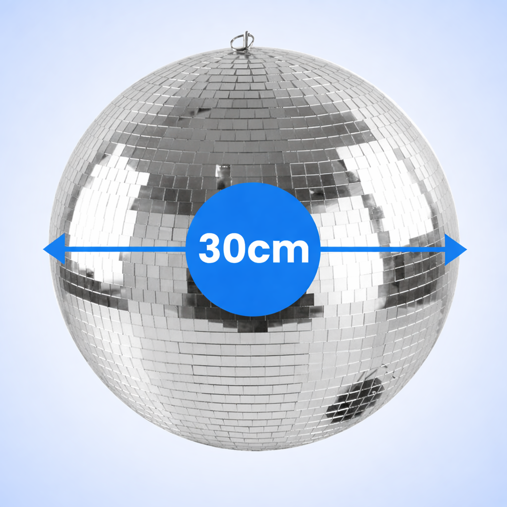 Boule à facettes Firefog de 30 cm avec moteur