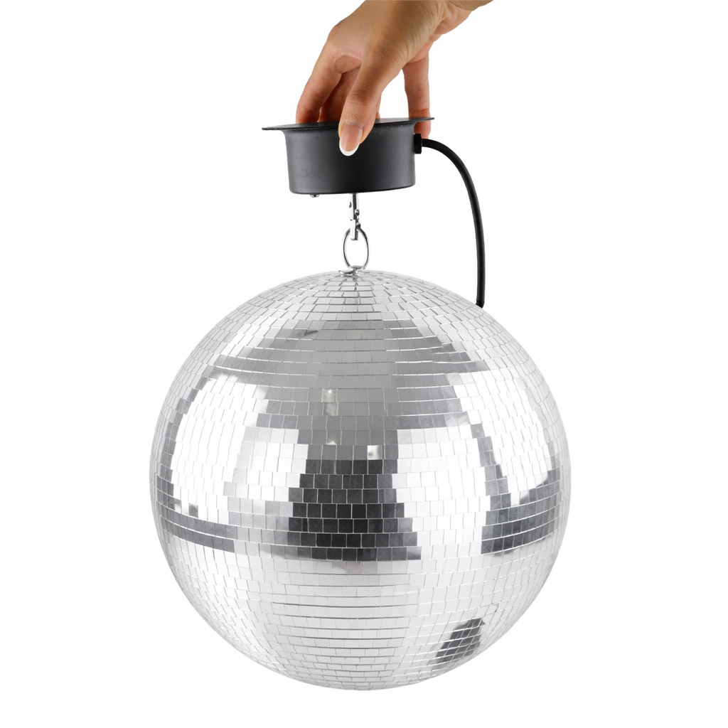 Boule à facettes Firefog de 30 cm avec moteur
