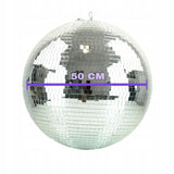 Boule à facettes de 50 cm avec moteur