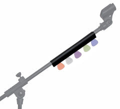 Fire & Stone porte-plectres pour pied de microphone, 18 cm, noir