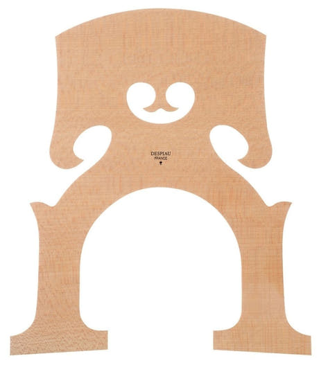 Despiau mentonnière de contrebasse modèle belge 7, 1/2, largeur de pied 138 mm