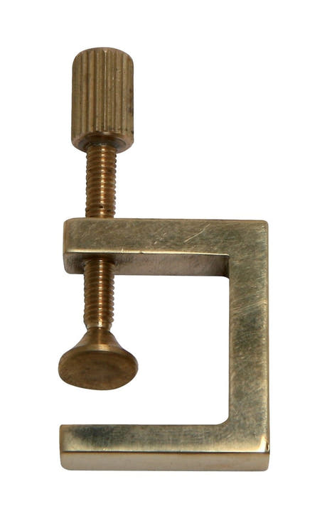 GEWA pince de bord en laiton, 15 x 15 mm, plaque de pression mobile