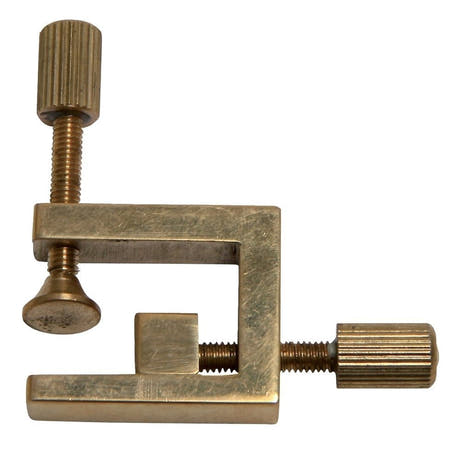 GEWA serre-joint de bord en laiton, 15 x 12 mm, 2 vis