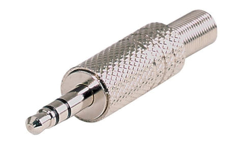 Fiche mini-jack stéréo GEWA 3,5 mm avec protection anti-pliure