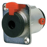 GEWA jack stéréo 6,3 mm pour installation fixe, avec verrouillage