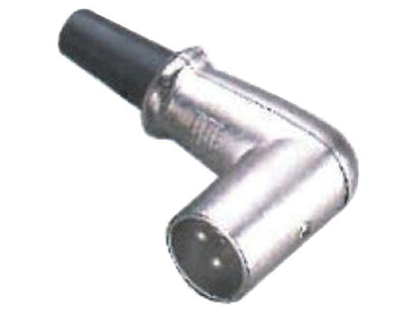 Connecteur XLR mâle coudé GEWA avec serre-câble