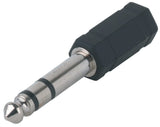 Adaptateur GEWA jack stéréo femelle 6,3 mm vers mâle