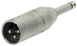 GEWA adaptateur XLR mâle vers jack mono 6,3 mm