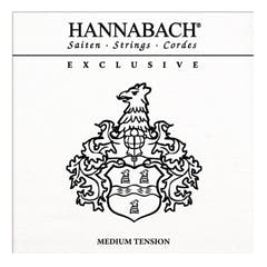 Hannabach Cordes pour guitare classique Exclusive Serie Medium Tension - Jeu Exclusiv Medium Tension (EXCLMT)