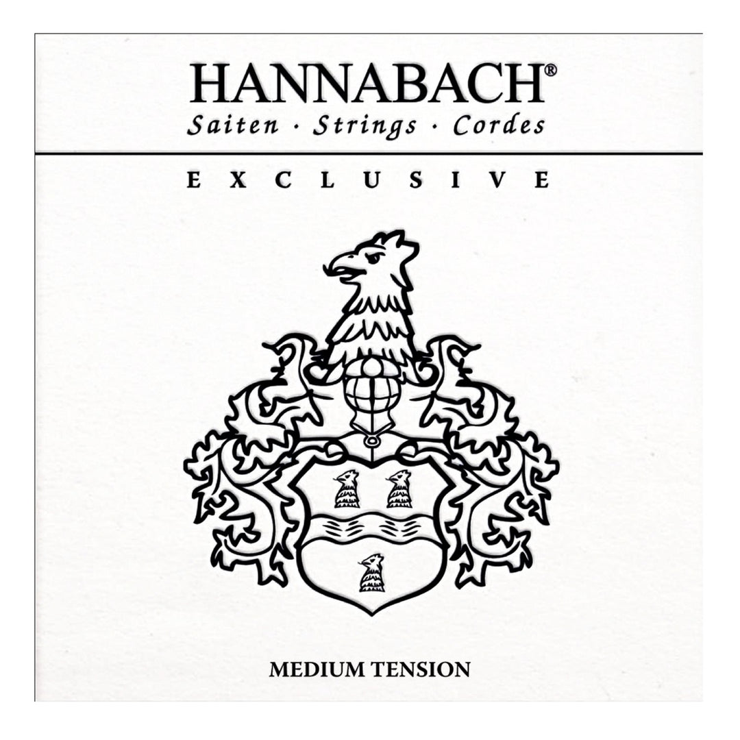 Hannabach Cordes pour guitare classique Exclusive Serie Medium Tension - Jeu Exclusiv Medium Tension (EXCLMT)