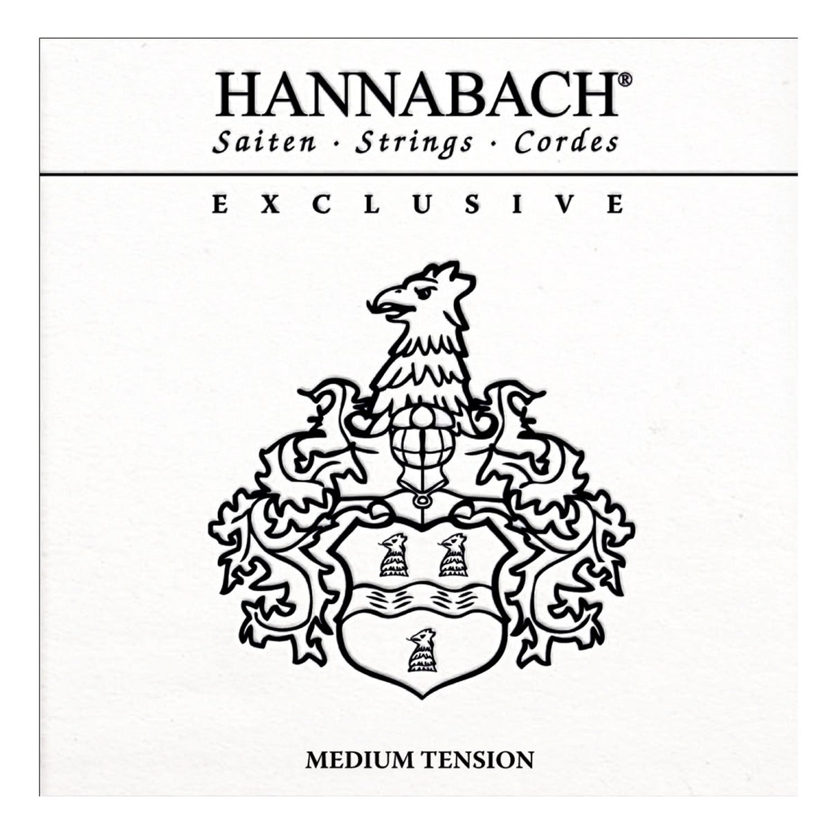 Hannabach Strings for classic guitar Exclusive Serie Medium Tension - Exclusiv Medium Tension Set (EXCLMT)