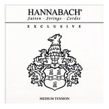 Hannabach Strings for classic guitar Exclusive Serie Medium Tension - Exclusiv Medium Tension Set (EXCLMT)
