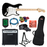 Fender Squier Affinity Stratocaster Pack de démarrage (Noir)