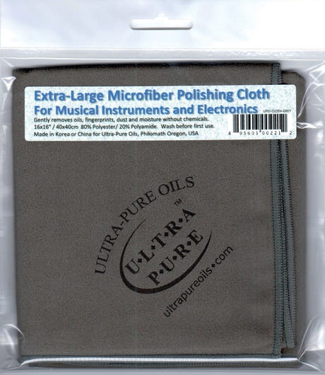 Ultra-Pure chiffon de nettoyage en microfibre, 40 x 40 cm, gris foncé