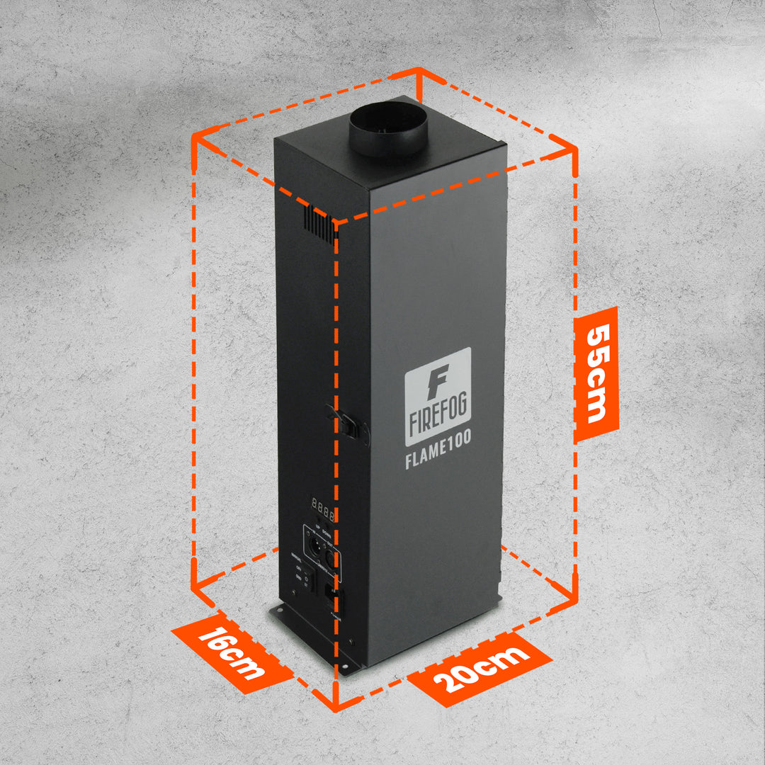 Firefog FLAME100 machine à flammes avec DMX