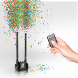 Firefog BLAST200 canon à confettis électrique à deux tubes et télécommande