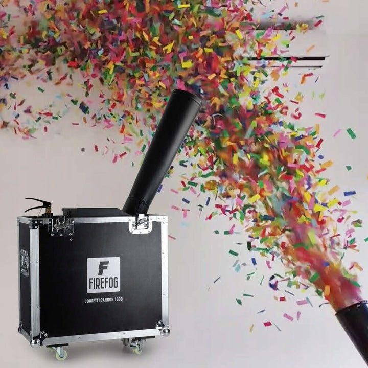 Firefog CANNON 1000+ canon à confettis CO2 dans un case