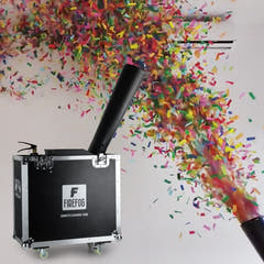 Firefog CANNON 1000+ canon à confettis CO2 dans un case