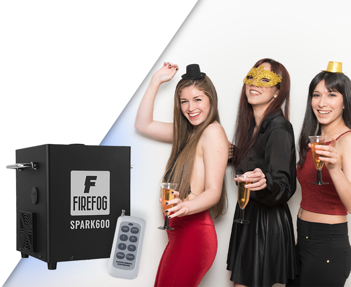 Firefog SPARK600 machine à étincelles avec étincelles froides et DMX