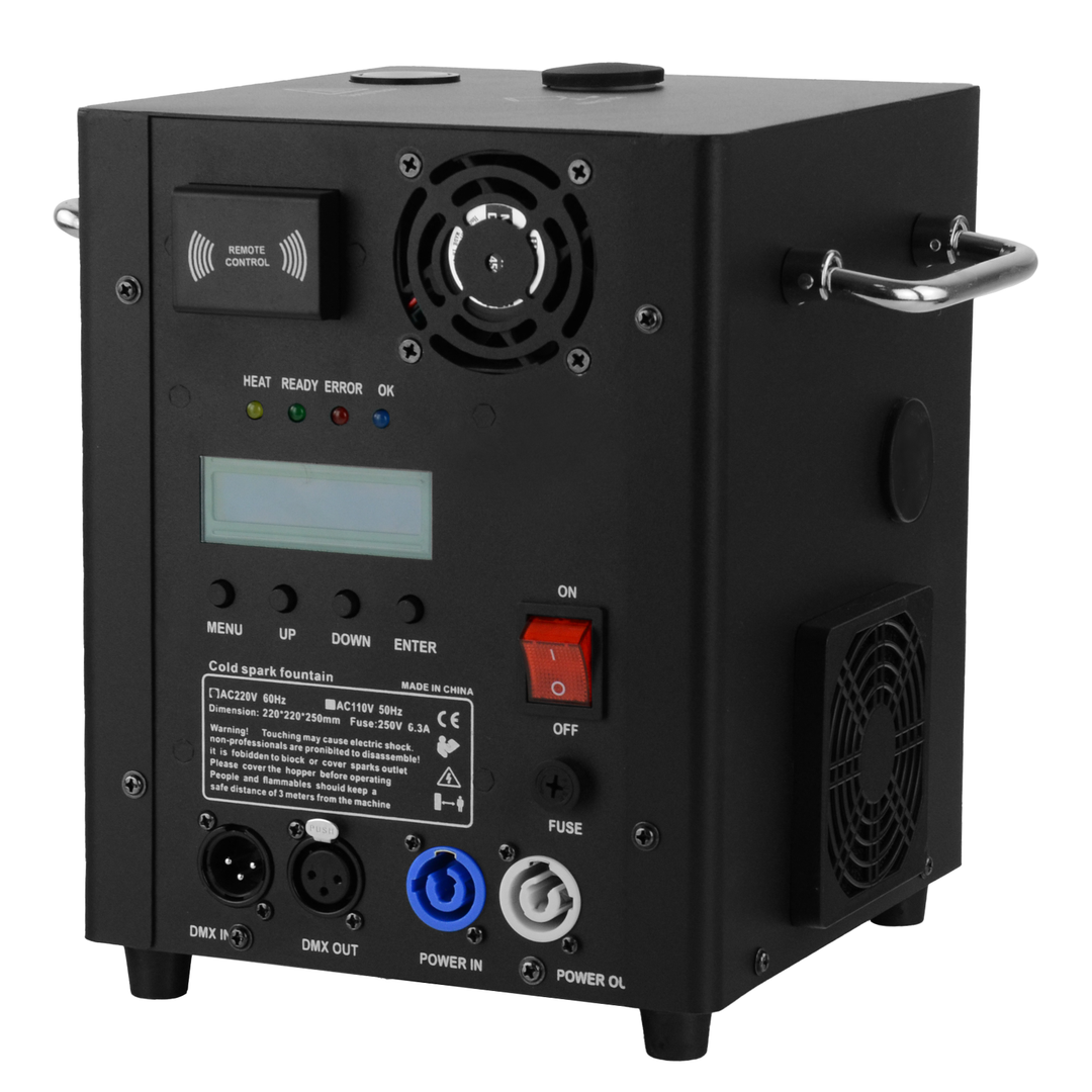 Firefog SPARK600 machine à étincelles avec étincelles froides et DMX