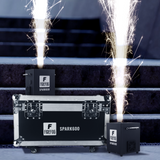 Firefog SPARK600 machine à étincelles, ensemble de 2 machines et case