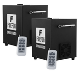 Firefog SPARK600 machine à étincelles, ensemble de 2 machines et case