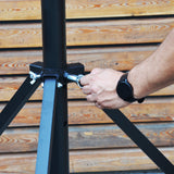 Hardman LS3 wind-up, pied d’éclairage, de 1,7 à 4,3 m, 65 kg
