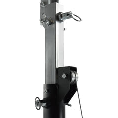 Hardman LS4 wind-up, pied d’éclairage avec double barre transversale, de 1,7 à 4,3 m