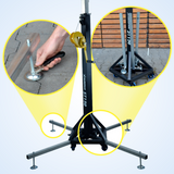 Hardman ST150, tour de scène avec treuil, de 1,75 à 4,3 m, 150 kg