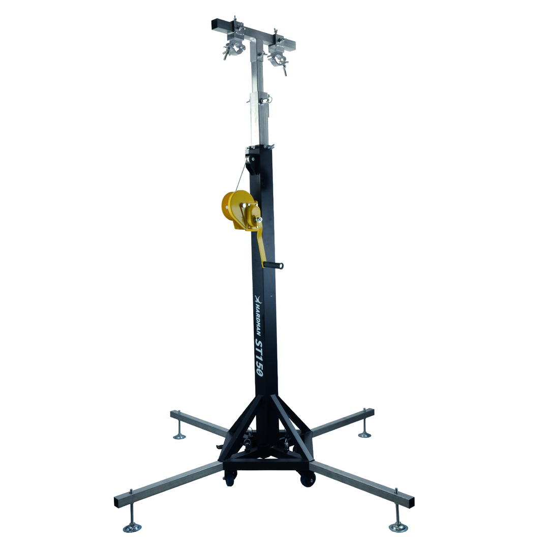 Hardman ST150, tour de scène avec treuil, de 1,75 à 4,3 m, 150 kg