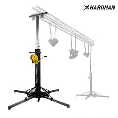 Hardman ST300, tour de scène avec treuil, de 2 à 5,5 m, 300 kg