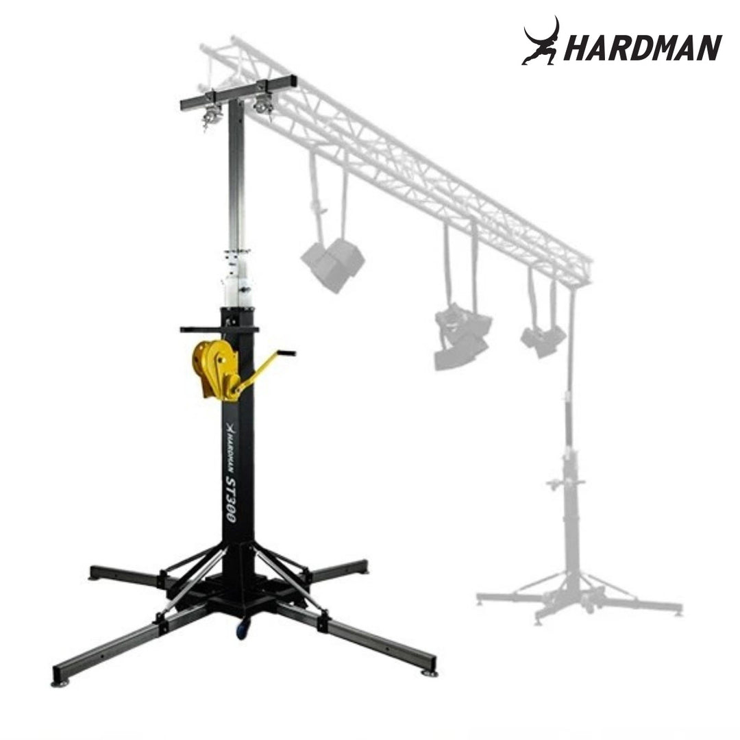 Hardman ST300, tour de scène avec treuil, de 2 à 5,5 m, 300 kg