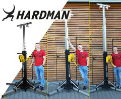 Hardman ST300, tour de scène avec treuil, de 2 à 5,5 m, 300 kg