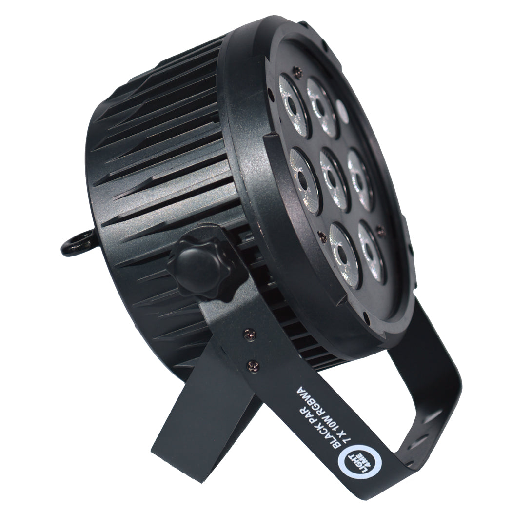 Light4Me Black PAR 7x10W RGBWA
