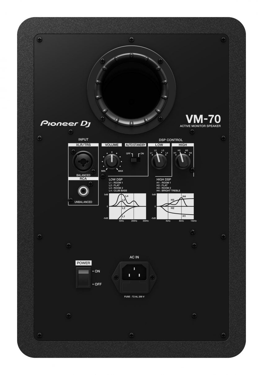Pioneer DJ VM-70 - Moniteur de Studio Actif