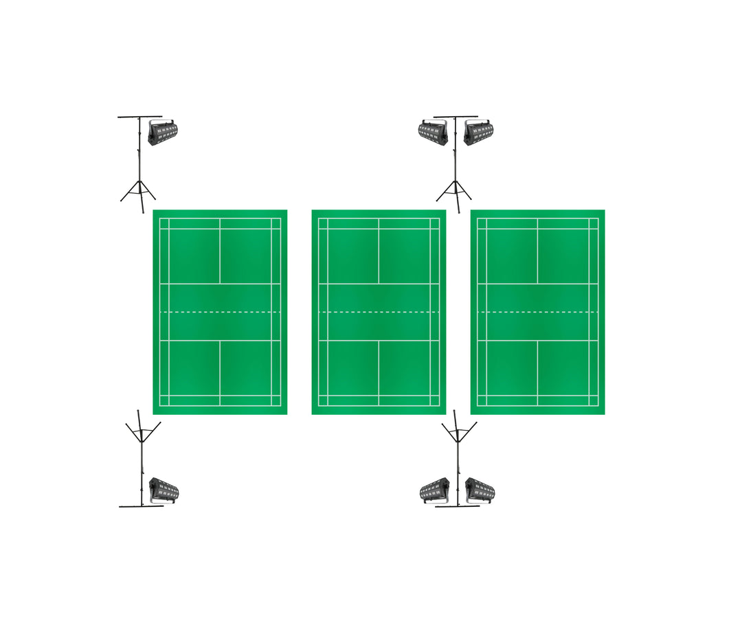 Natminton - pack complet pour 3 terrains