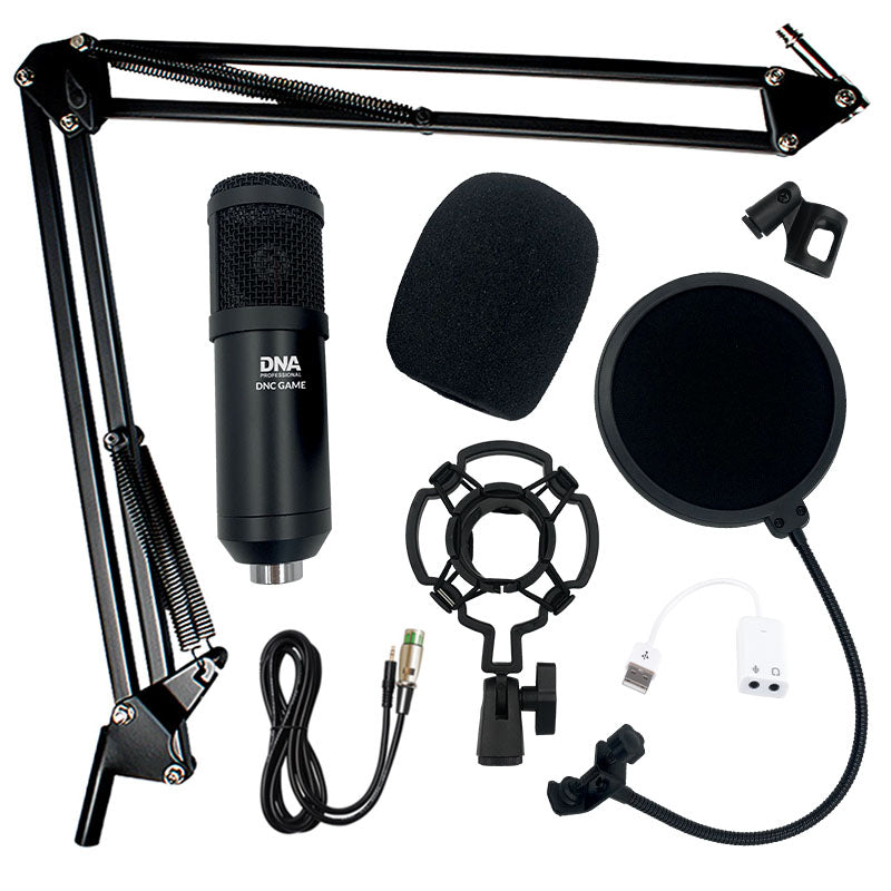 DNA DNC GAME Kit de microphones à condensateur XLR
