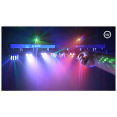 Light4Me T-Bar LED projecteur Derby Laser MultiBar